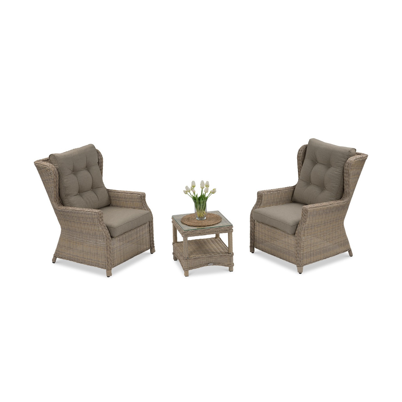 Fotel front TRIVENTO DUO Beige