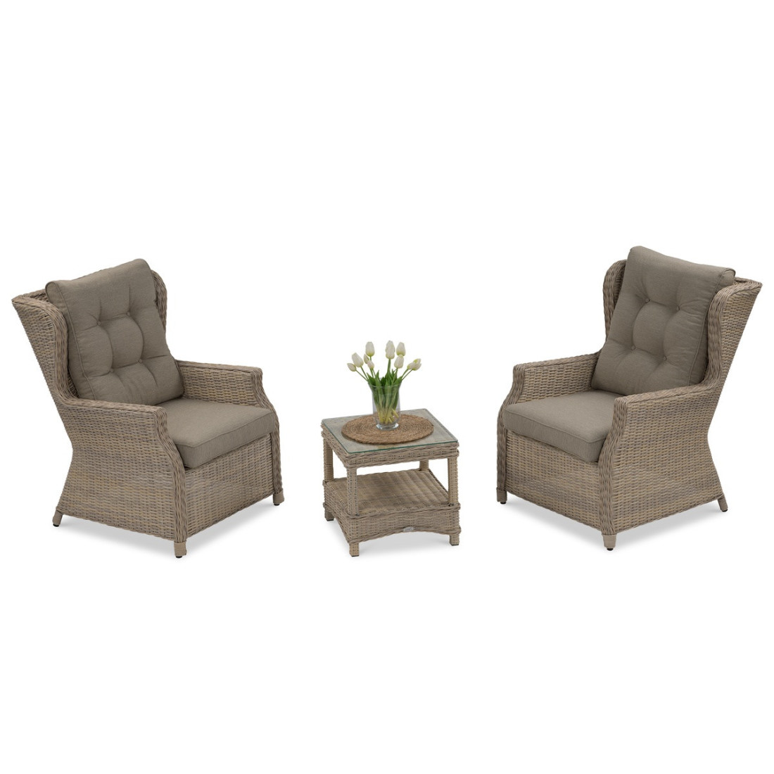 Fotel front TRIVENTO DUO Beige