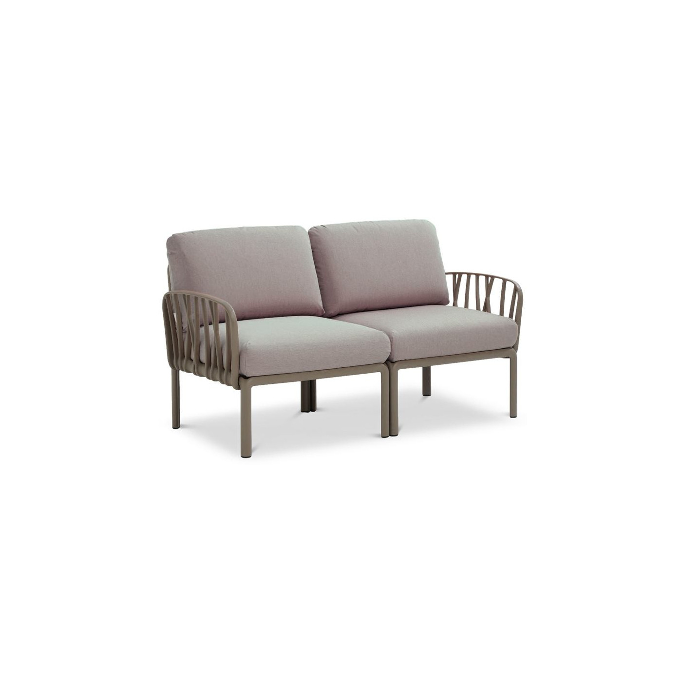 KOMODO 5 CORNER SOFA TORTORA GRIGIO + TORTORA TABLE