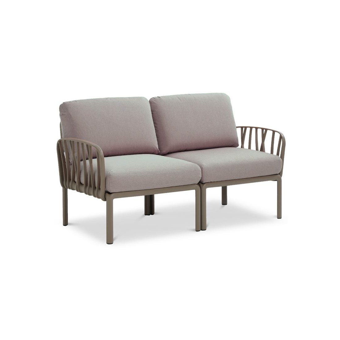 KOMODO 5 CORNER SOFA TORTORA GRIGIO + TORTORA TABLE