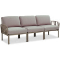 KOMODO 5 CORNER SOFA TORTORA GRIGIO + TORTORA TABLE
