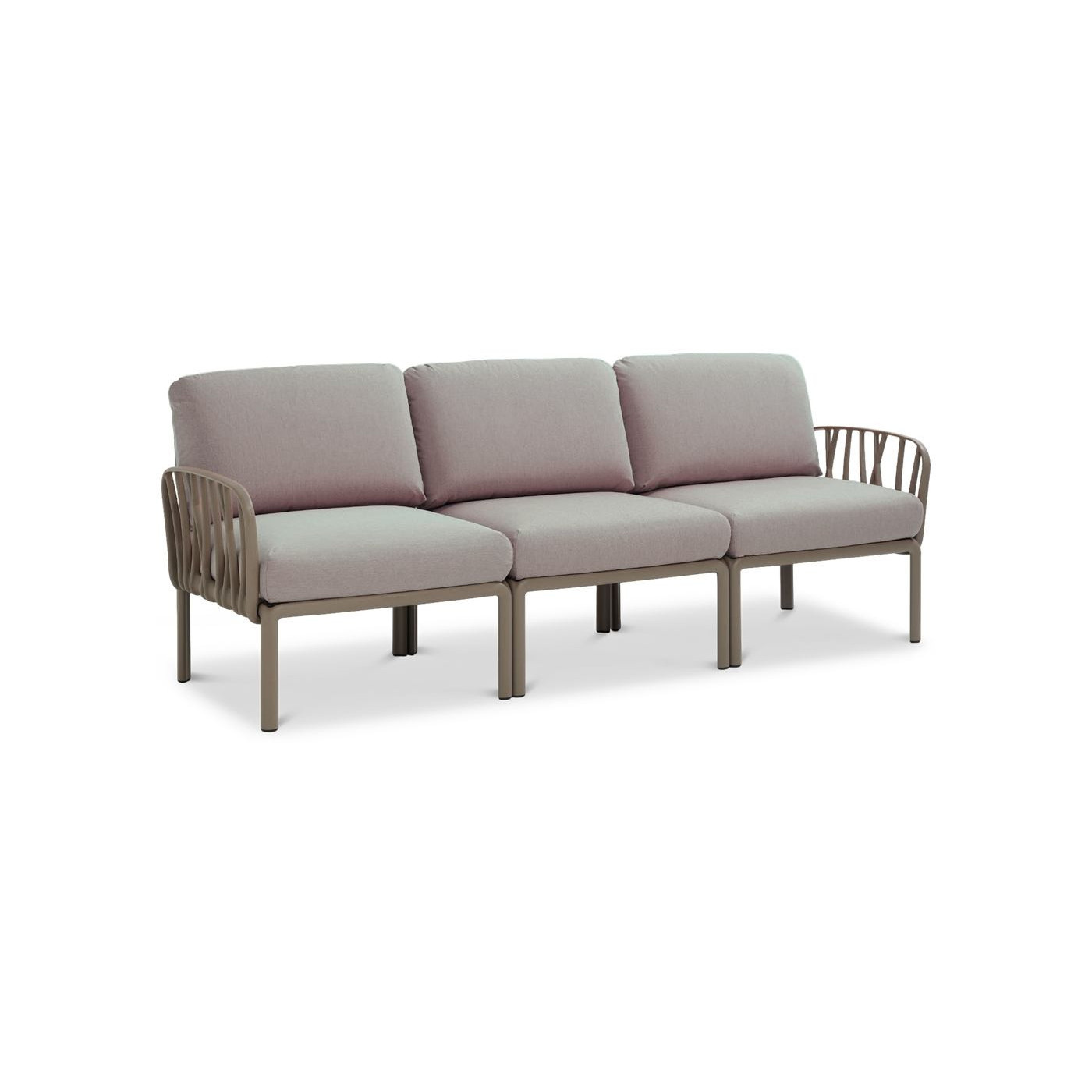 KOMODO 5 CORNER SOFA TORTORA GRIGIO + TORTORA TABLE
