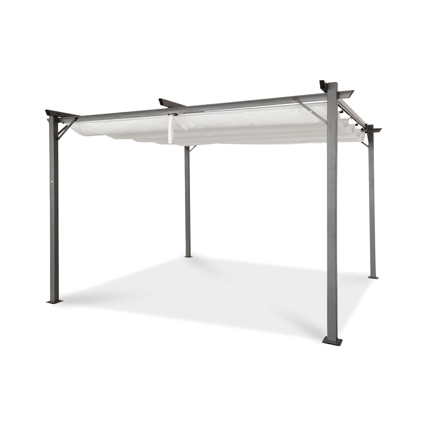 Pergola na taras SPRINT 3x4 Antracyt/Biały Hardmaister