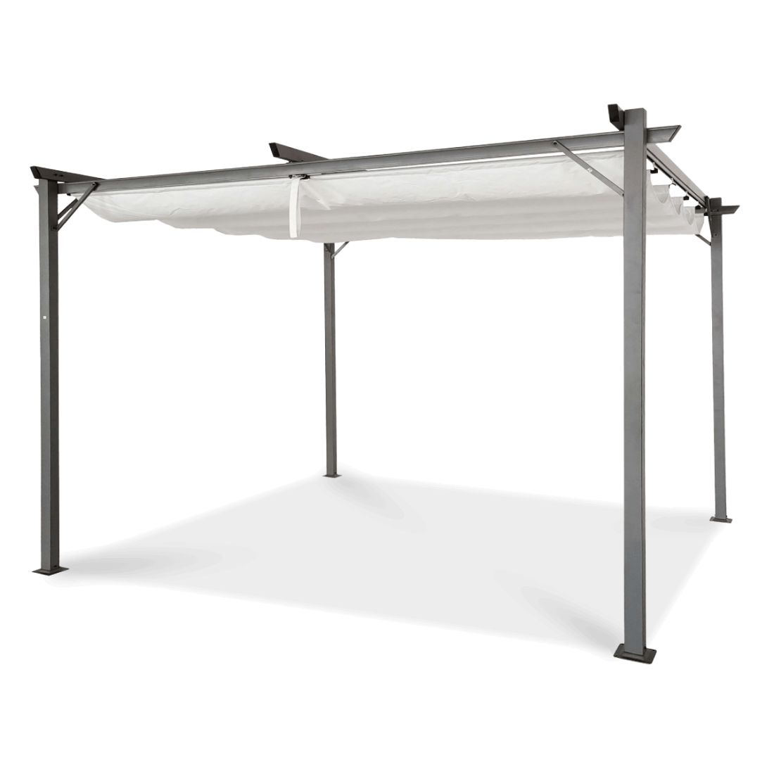 Pergola na taras SPRINT 3x4 Antracyt/Biały Hardmaister