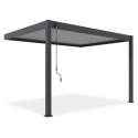 Pergola ELEGANCE WALL 3x4 Anthracite/Light Grey