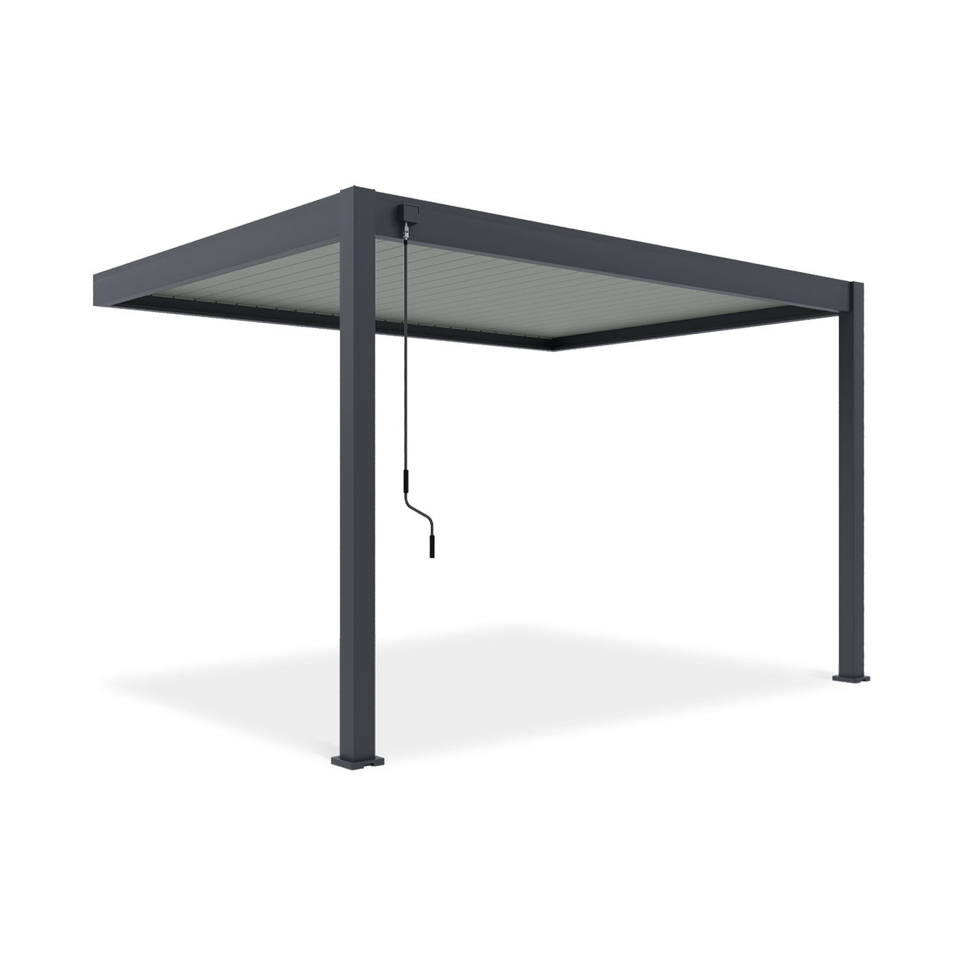Pergola ELEGANCE WALL 3x4 Anthracite/Light Grey