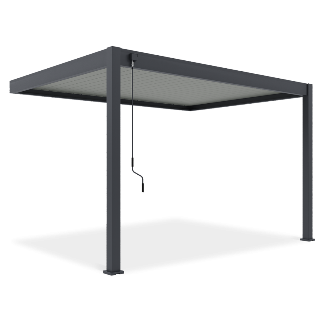 Pergola ELEGANCE WALL 3x4 Anthracite/Light Grey