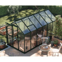 rysunek z dokładnymi wymiarami szklarni "slide in"
