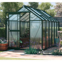 POLYCARBONATE GREENHOUSE 183x361 DARK GREEN NEW