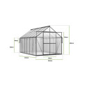 Wymiary podstawy szklarni z poliwęglanu
