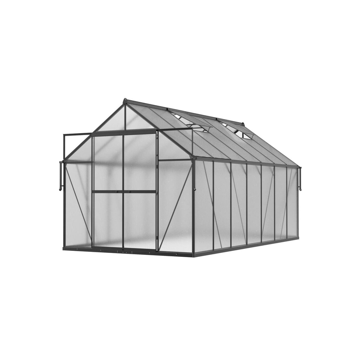 aranżacja przy domu czarnej szklarni w rozmiarze 244x429 na rozsady 