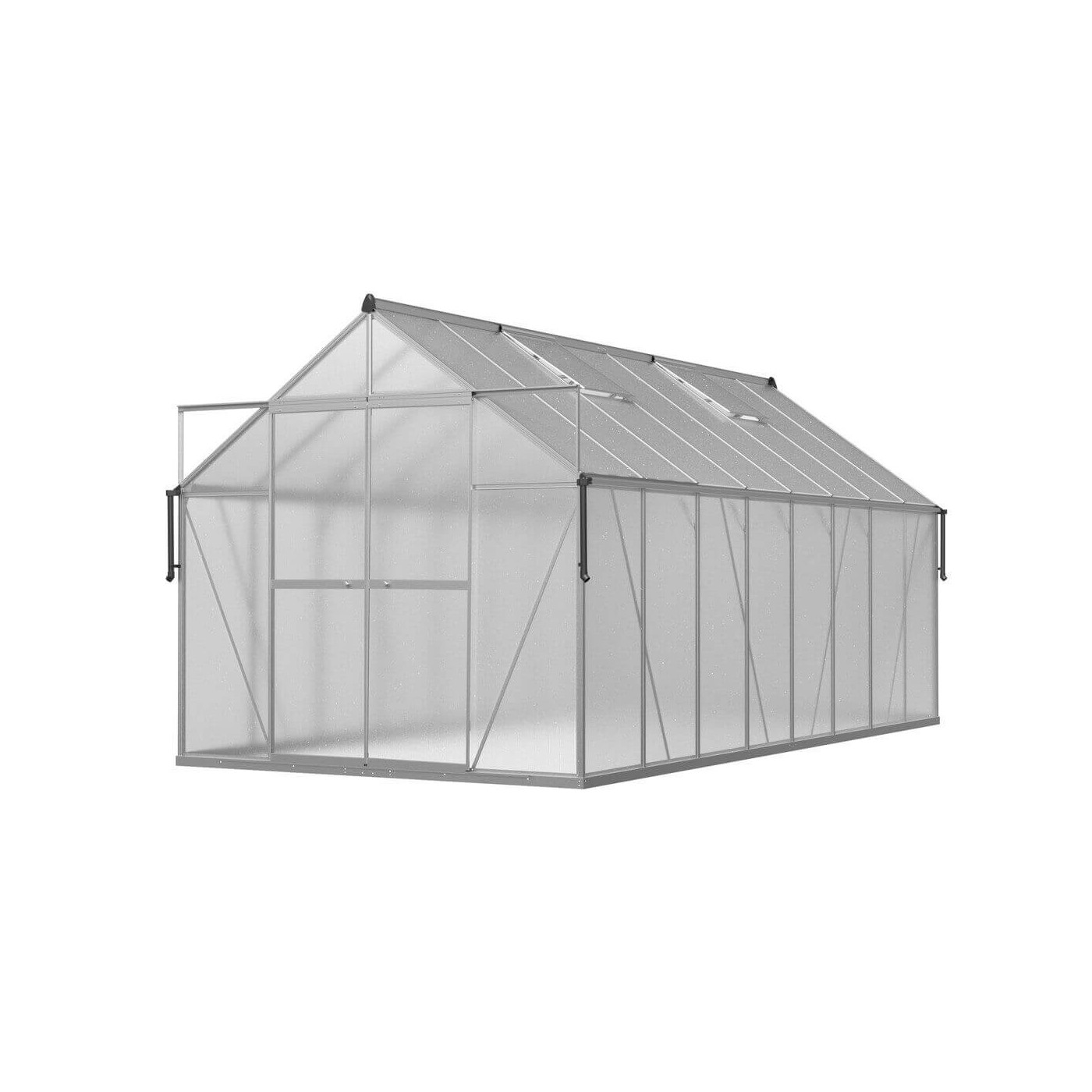 szara szklarnia na rozsady "slide in"