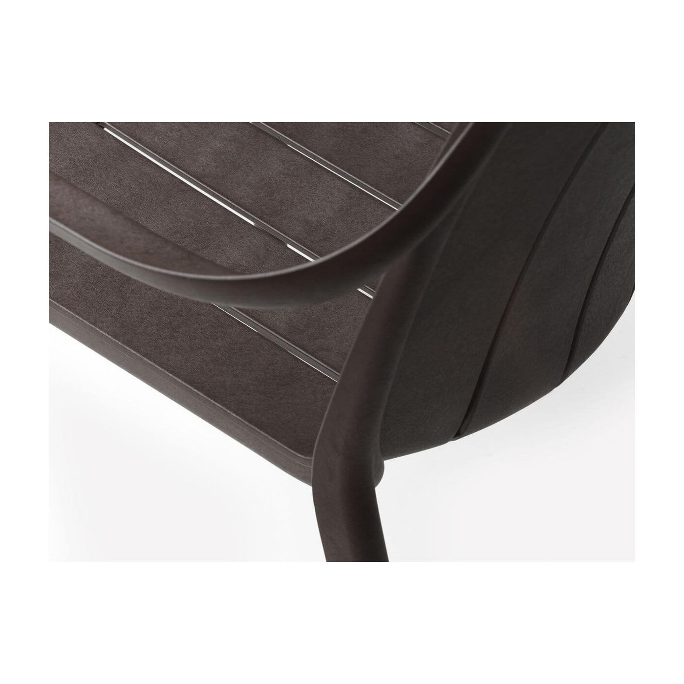 Zbliżenie na siedzisko krzesła TIBERINA Terra od Nardi