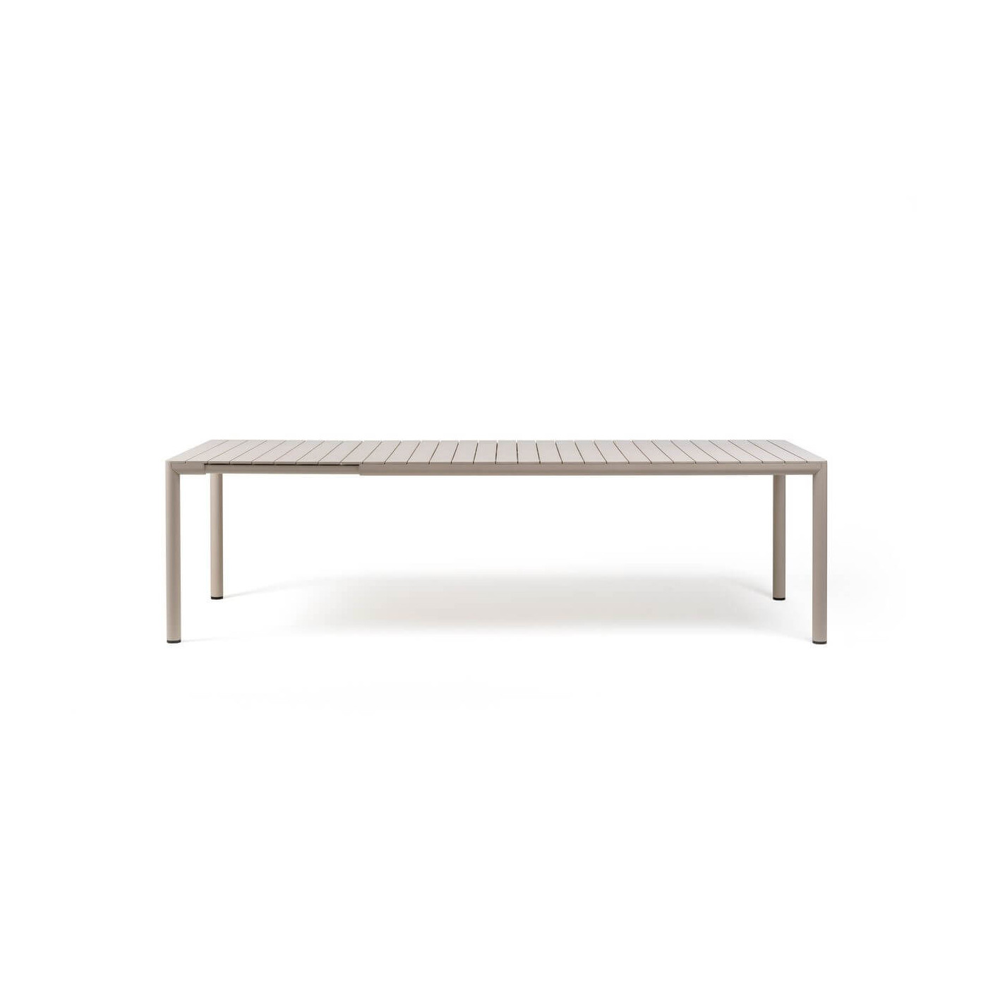 Stół TEVERE 210 Corda - Nardi front rozłożonego stołu na białym tle