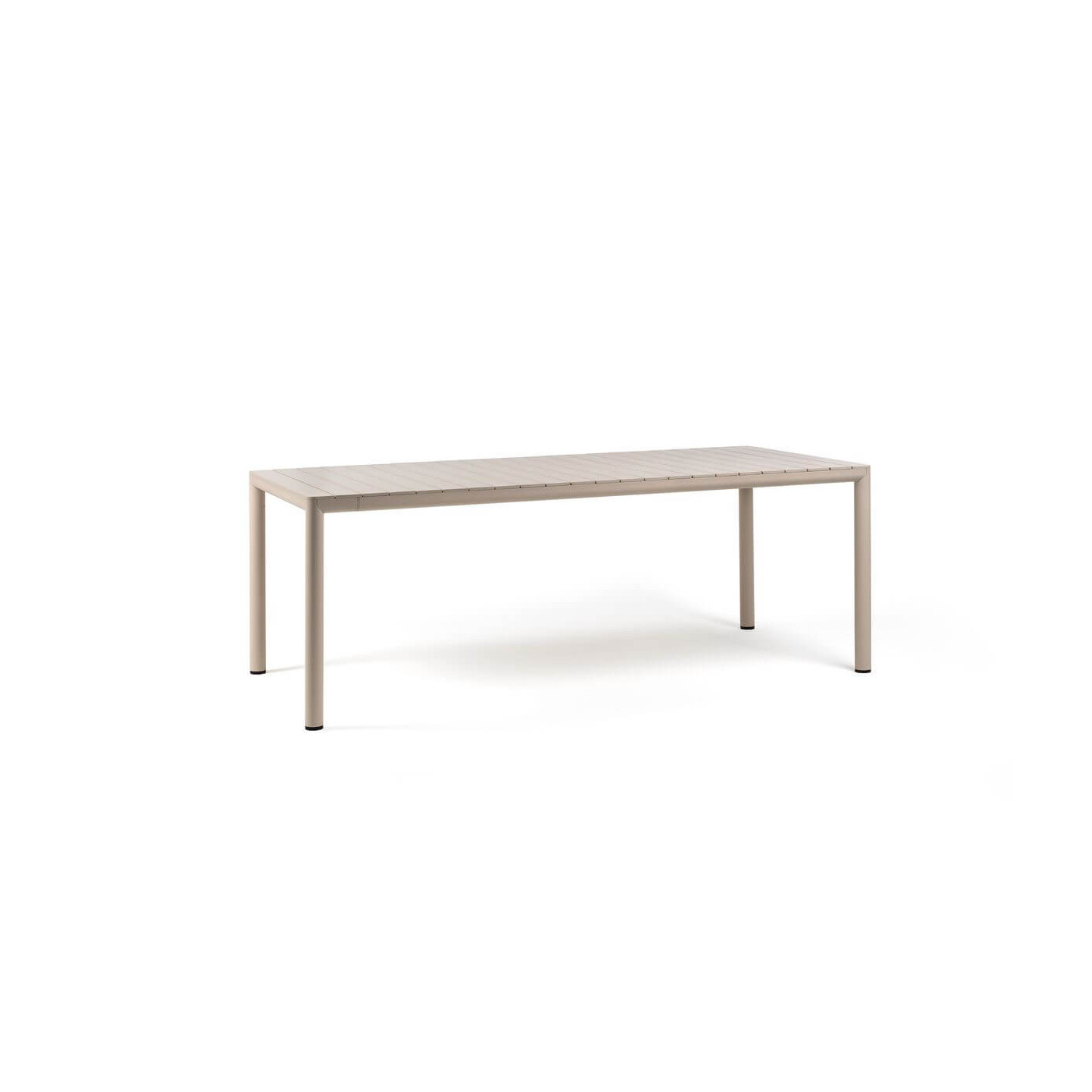 Stół TEVERE 210 Corda - Nardi bok zlozonego stołu na białym tle