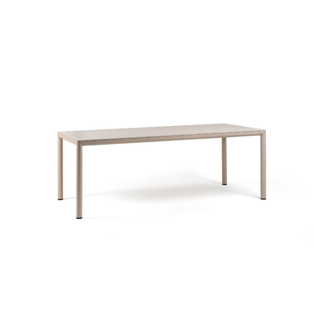 Stół TEVERE 210 Corda - Nardi bok zlozonego stołu na białym tle