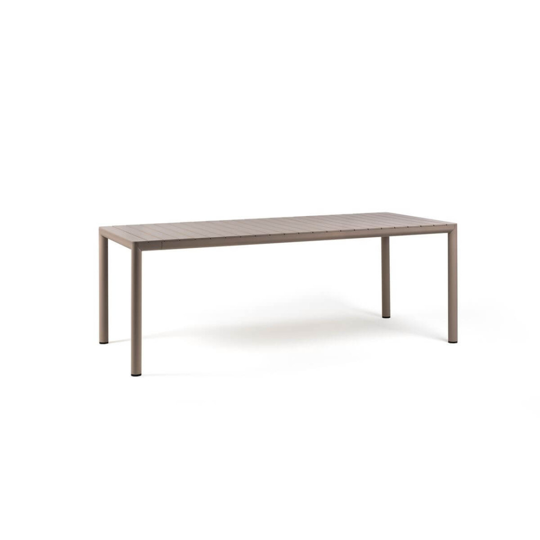 Stół TEVERE 210 Tortora marki Nardi – widok z boku, złożony