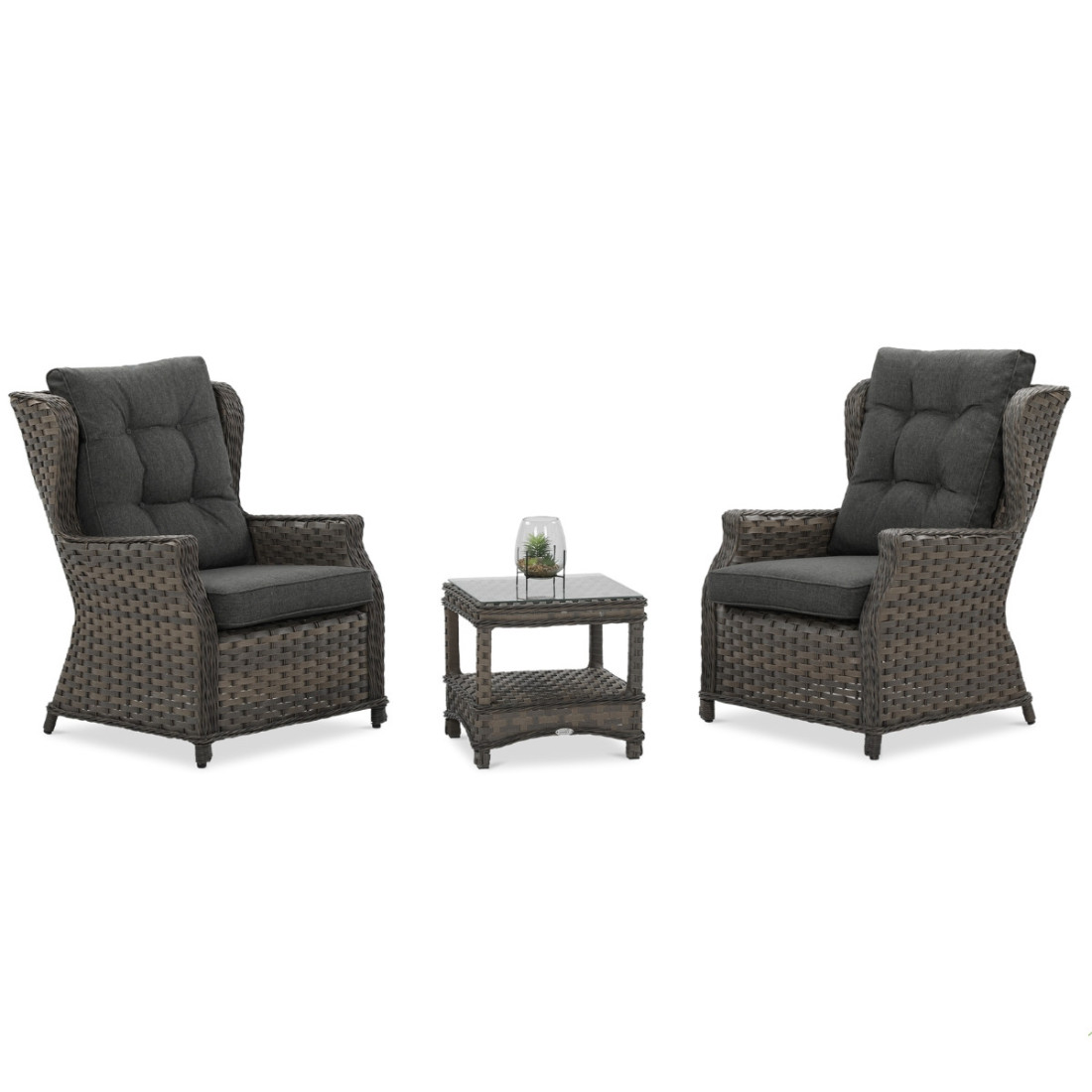 Aranżacja zestawu wypoczynkowego TRIVENTO DUO Melange 