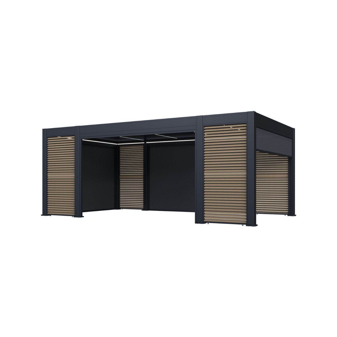 Widok boczny pergoli Reference