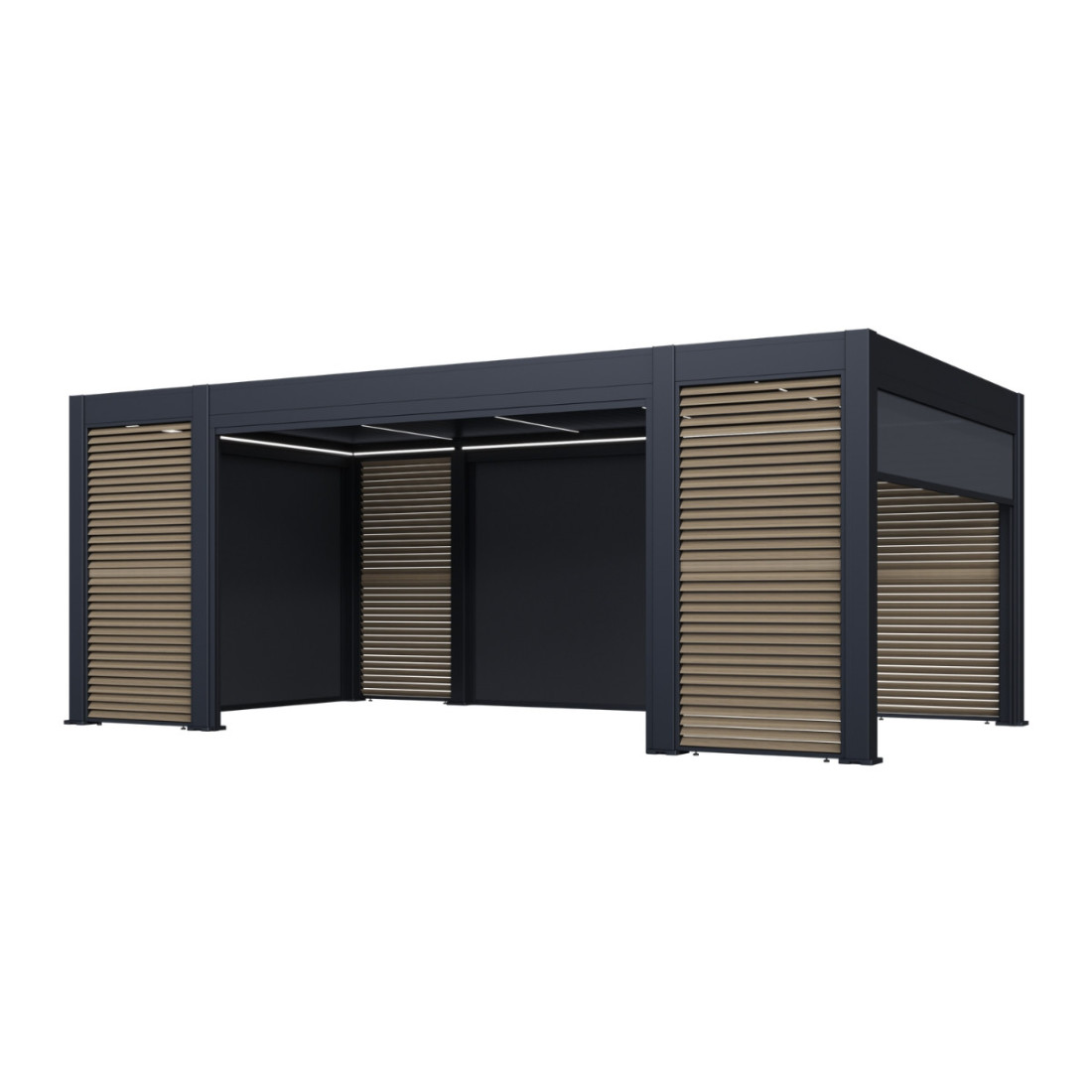 Widok boczny pergoli Reference