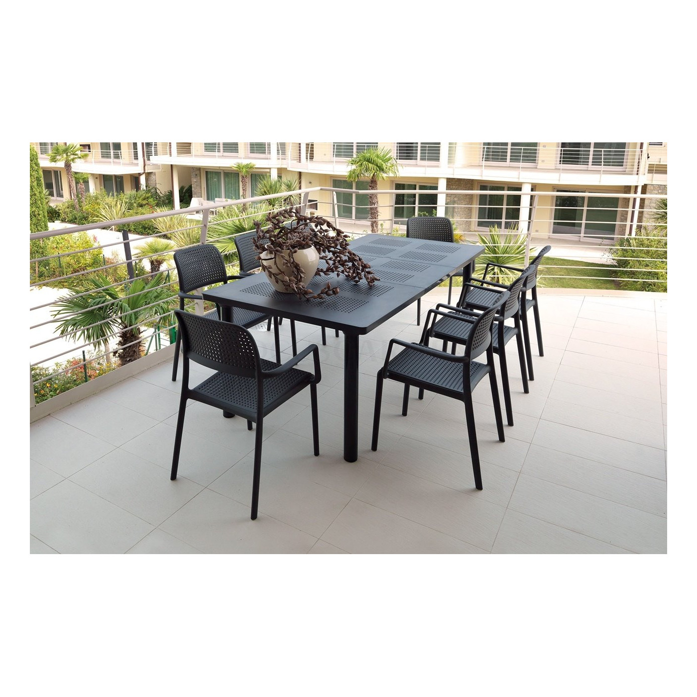 BORA/LIBECCIO 6+1 ANTHRACITE SET