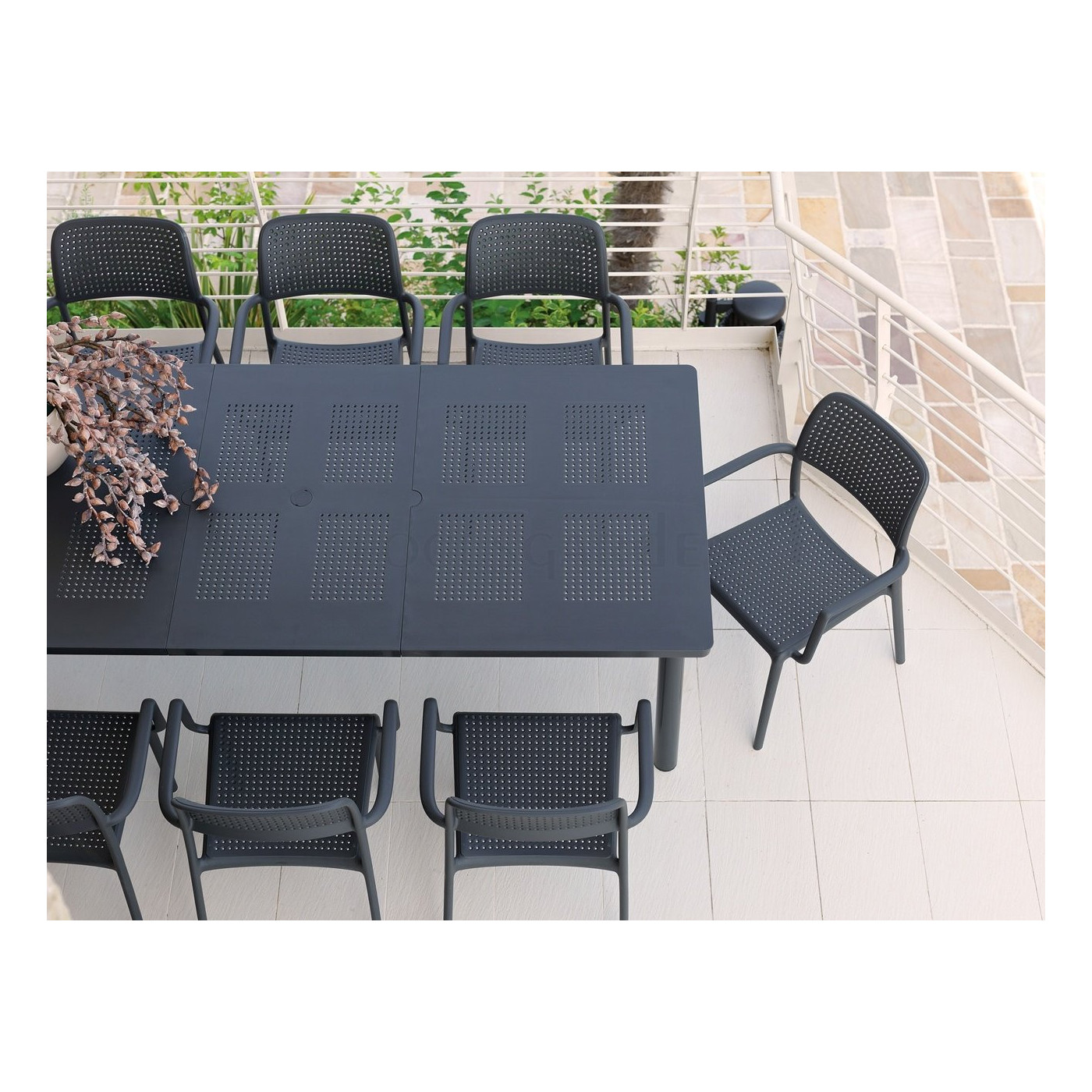 BORA/LIBECCIO 6+1 ANTHRACITE SET