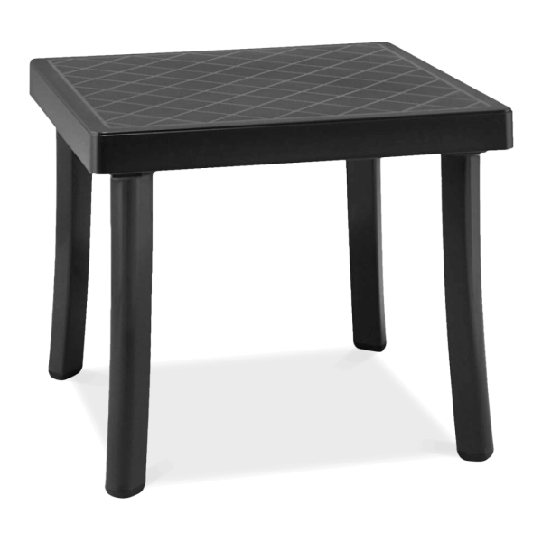 stolik kwadratowy czarny