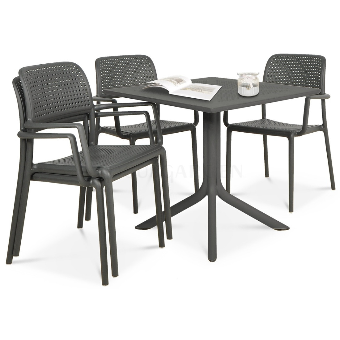 Meble ogrodowe Nardi Boraclip 41 - Kolor Antracyt