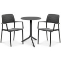 Zestaw mebli ogrodowych Nardi Bora + Step, grafit