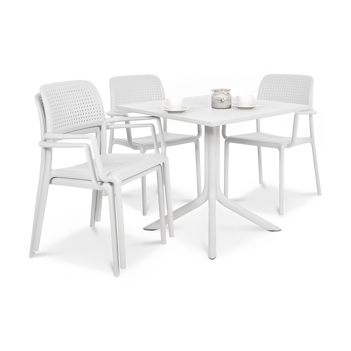 BORA/CLIP 80 4+1 ZESTAW BIANCO