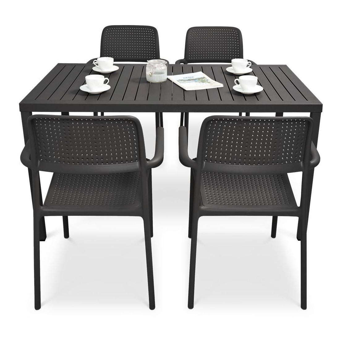 BORA/CUBE 140 4+1 ZESTAW ANTRACITE