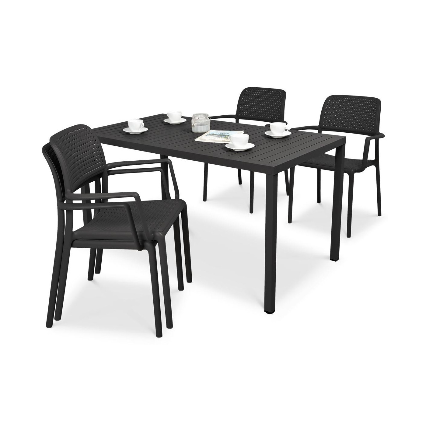 BORA/CUBE 140 4+1 SET ANTHRACITE