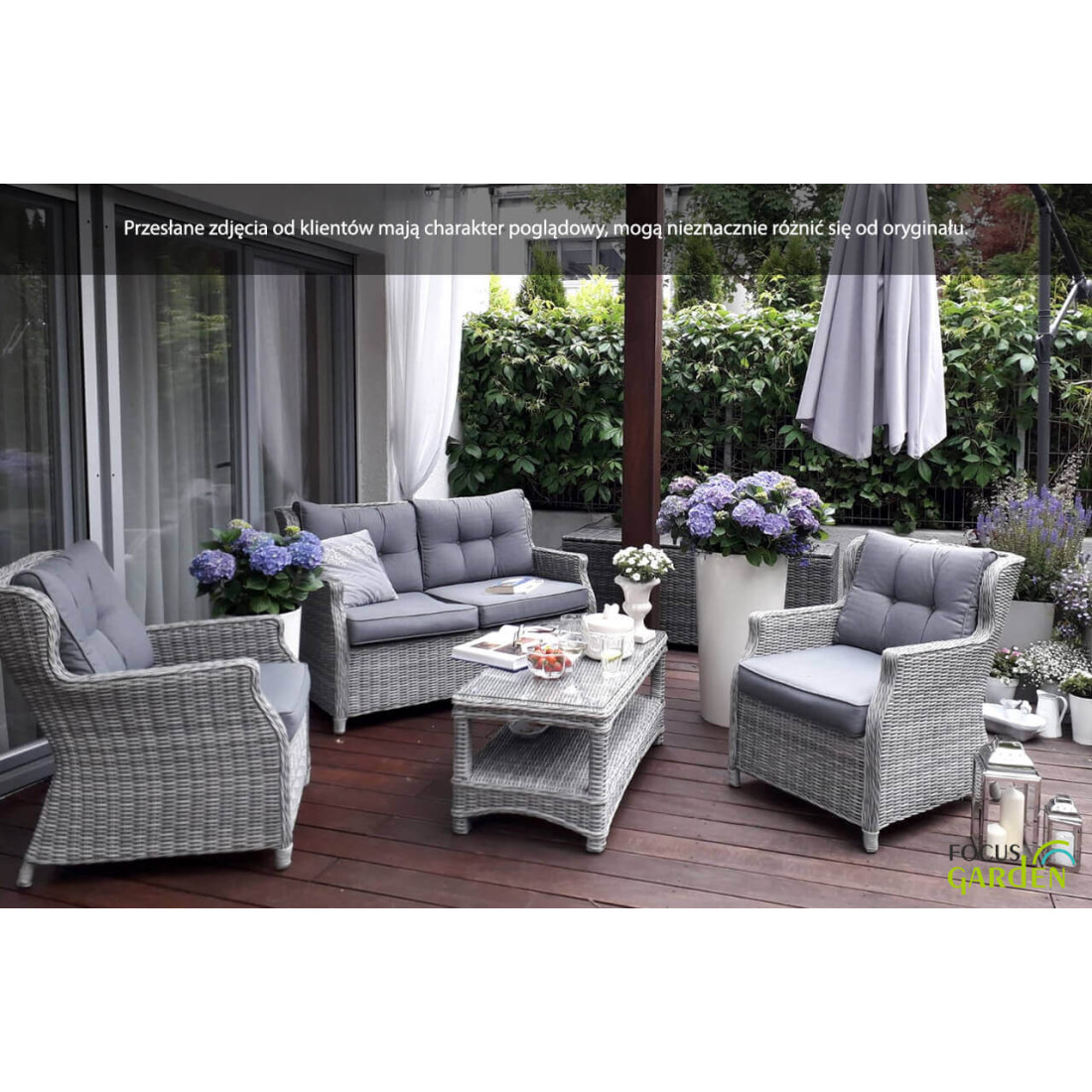 TRIVENTO II ZESTAW WHITE GREY