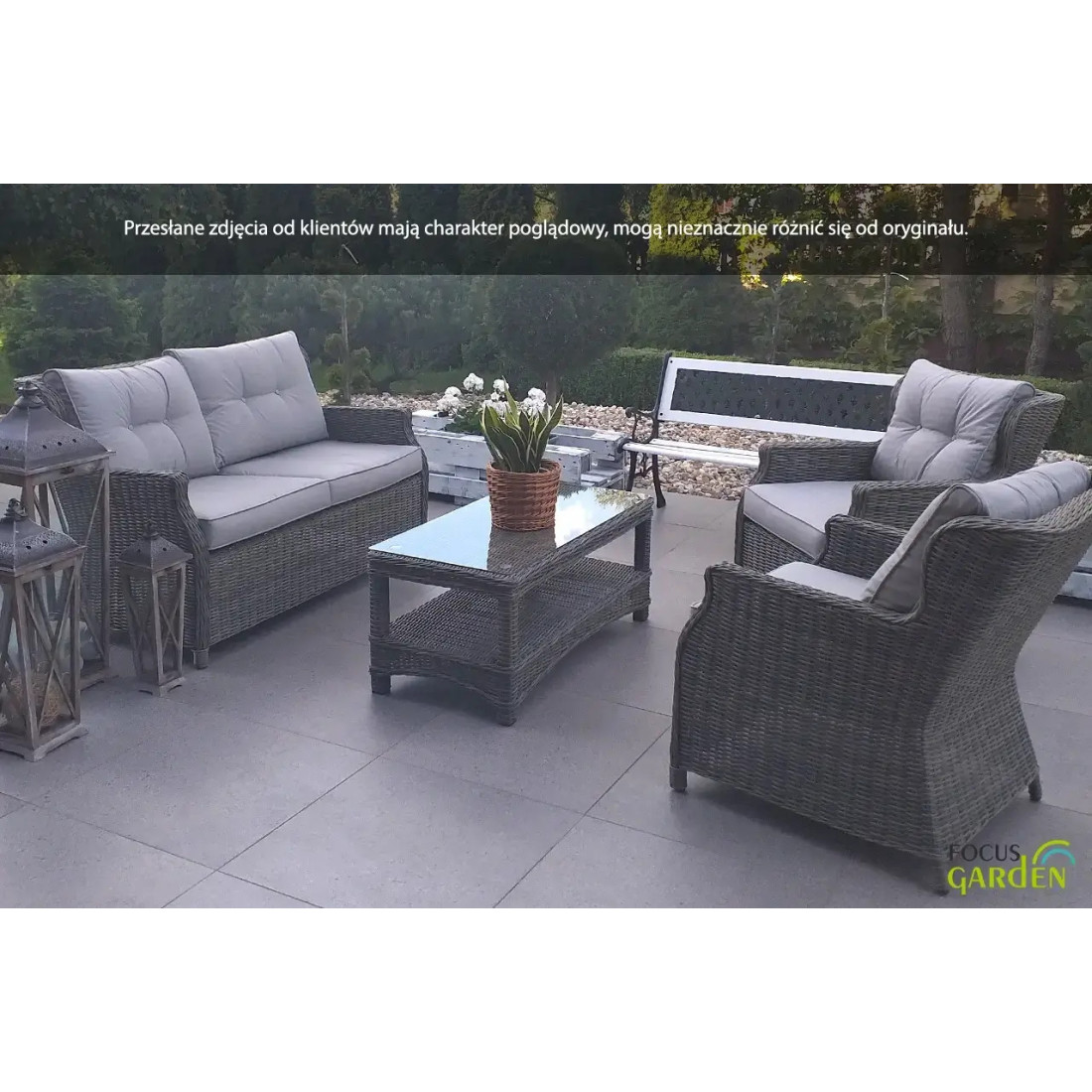 TRIVENTO II SET WHITE GREY