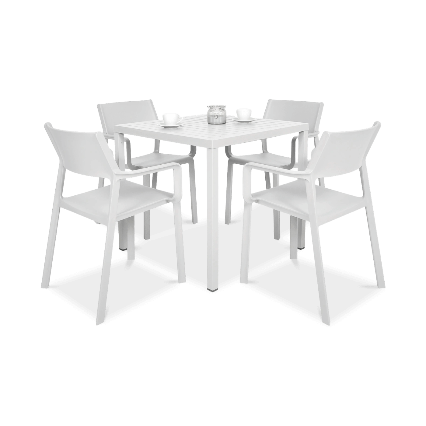 TRILL/CUBE 80 4+1 BIANCO SET