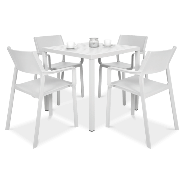 TRILL/CUBE 80 4+1 BIANCO SET