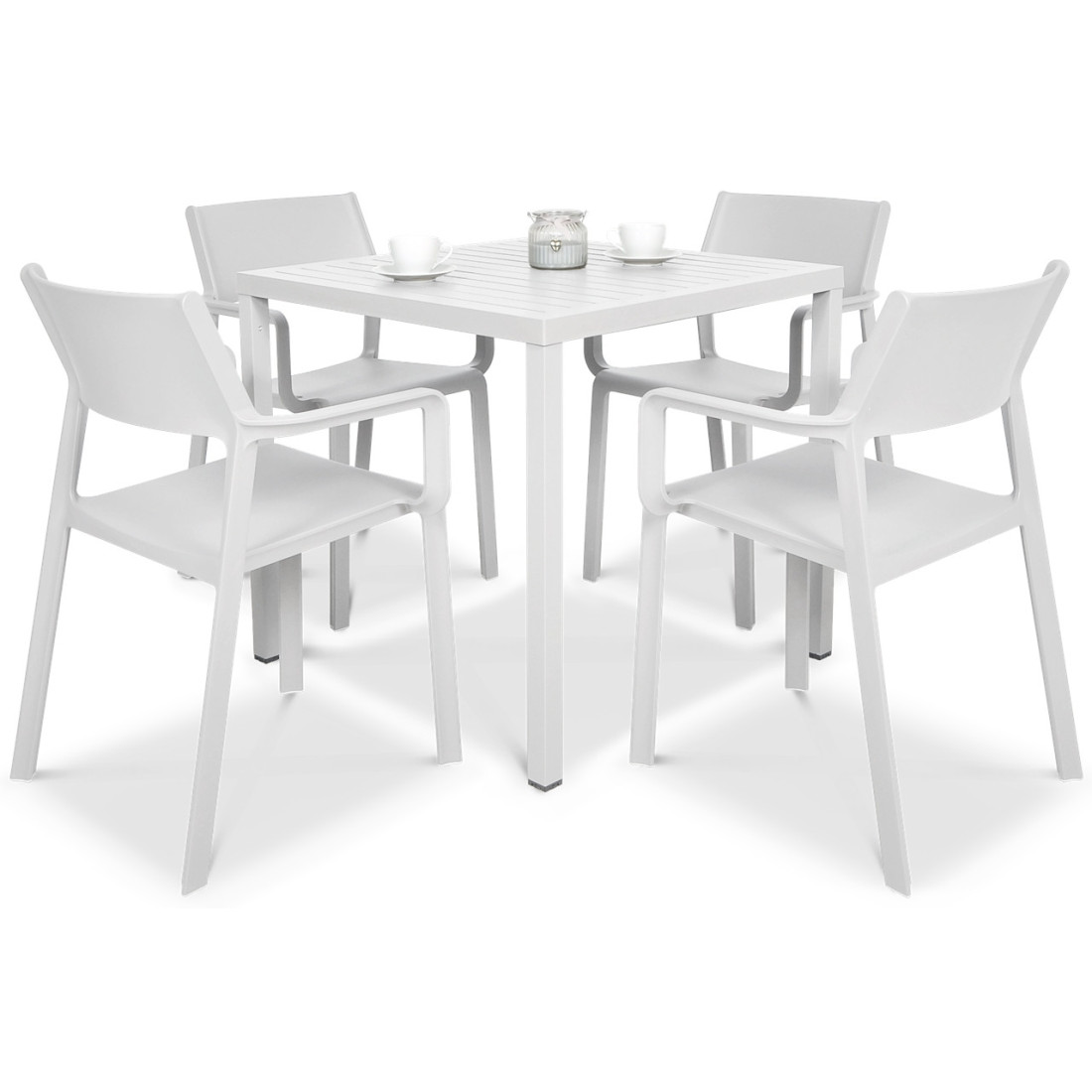 Zestaw ogrodowy Nardi TrillCube 80/41 Bianco