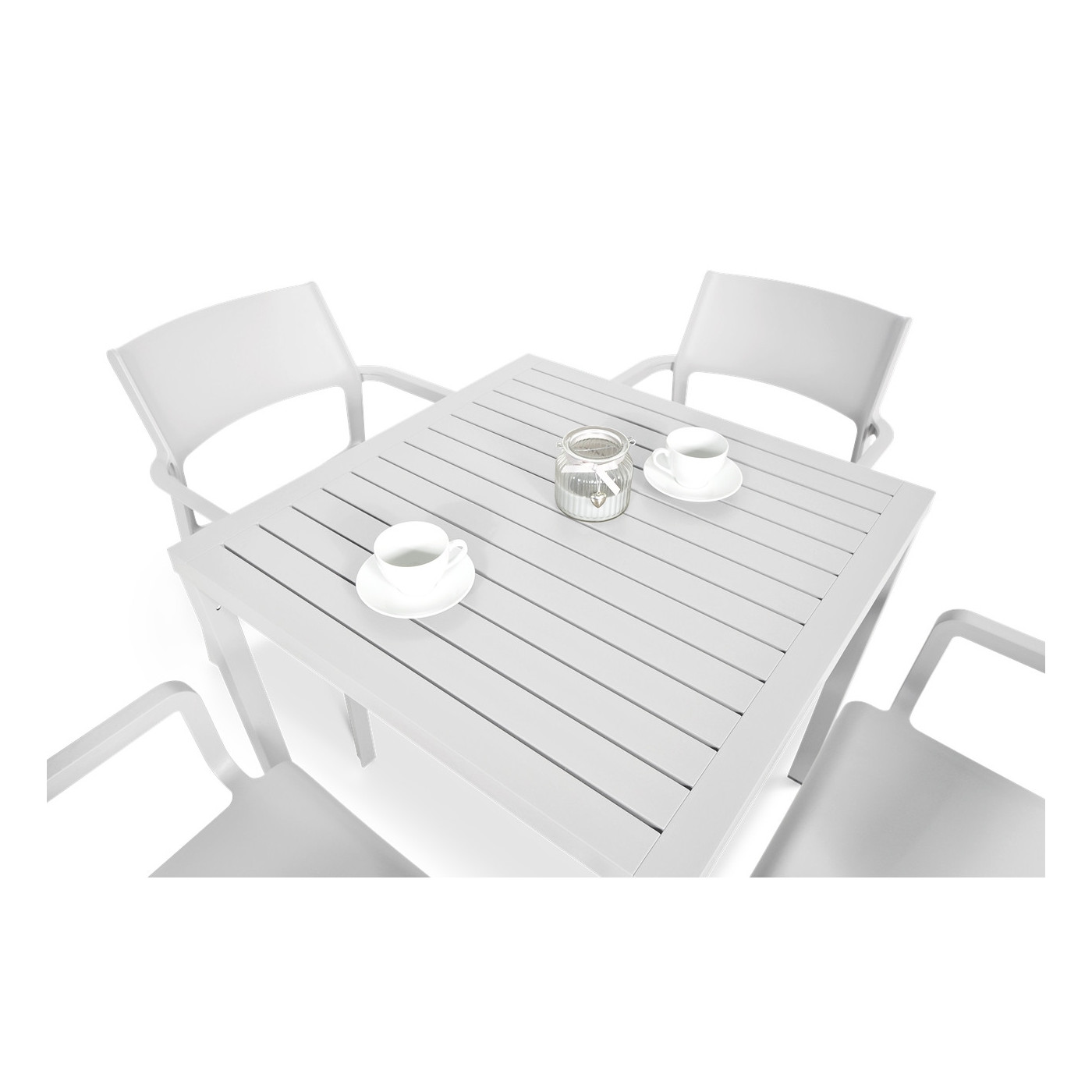 TRILL/CUBE 80 4+1 BIANCO SET