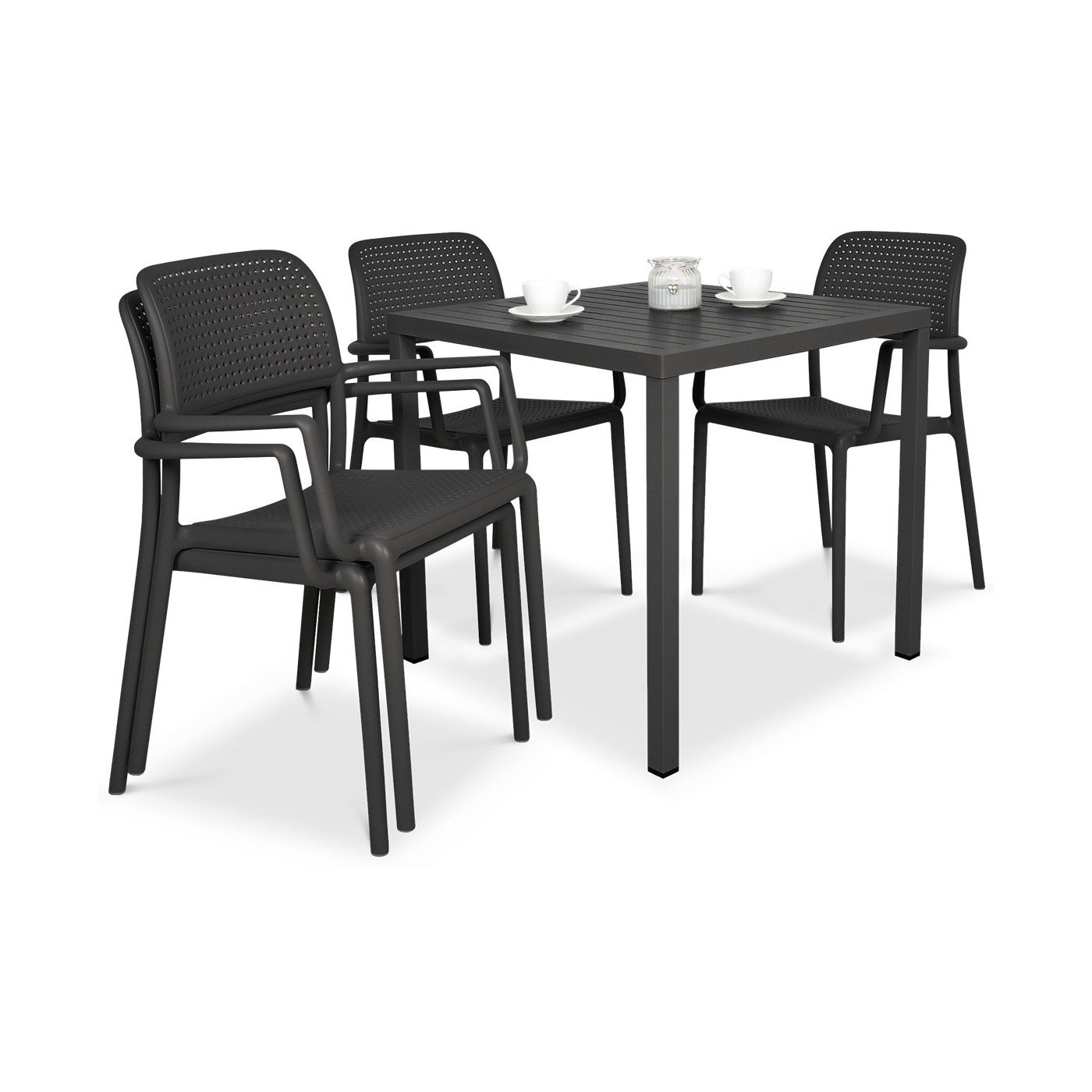 BORA/CUBE 80 4+1 SET ANTHRACITE