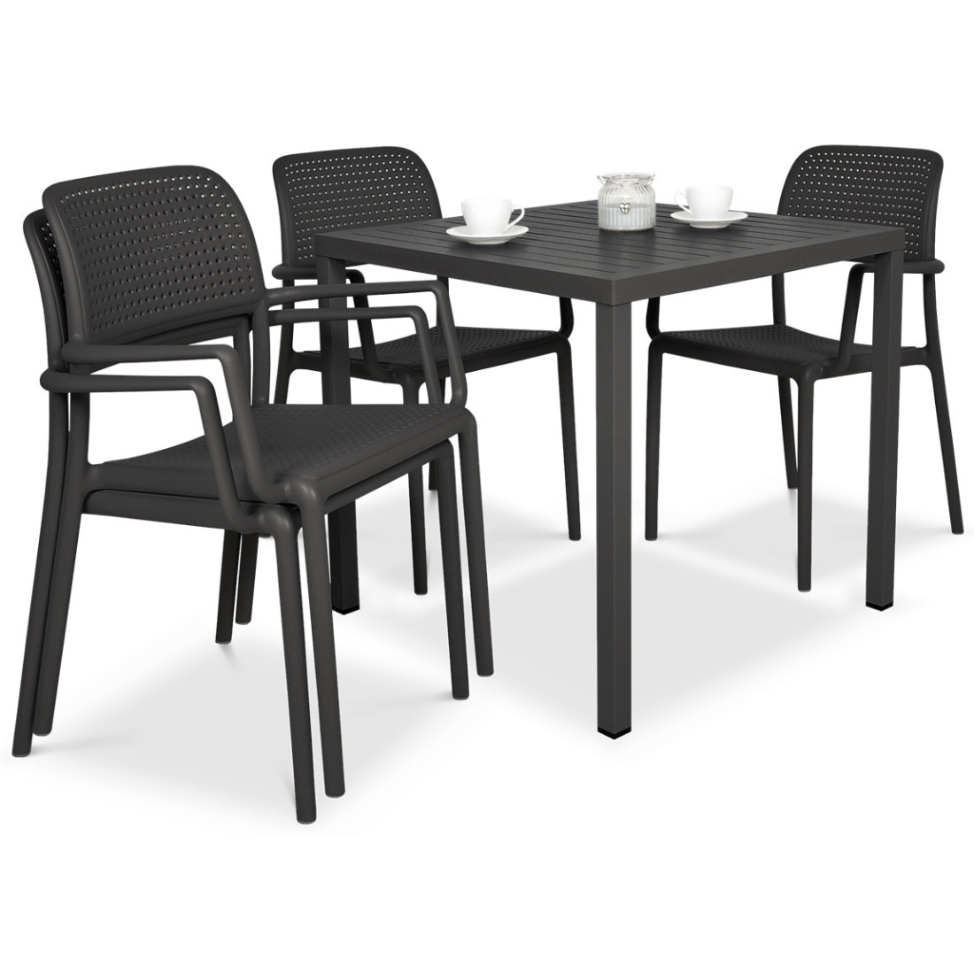 BORA/CUBE 80 4+1 SET ANTHRACITE