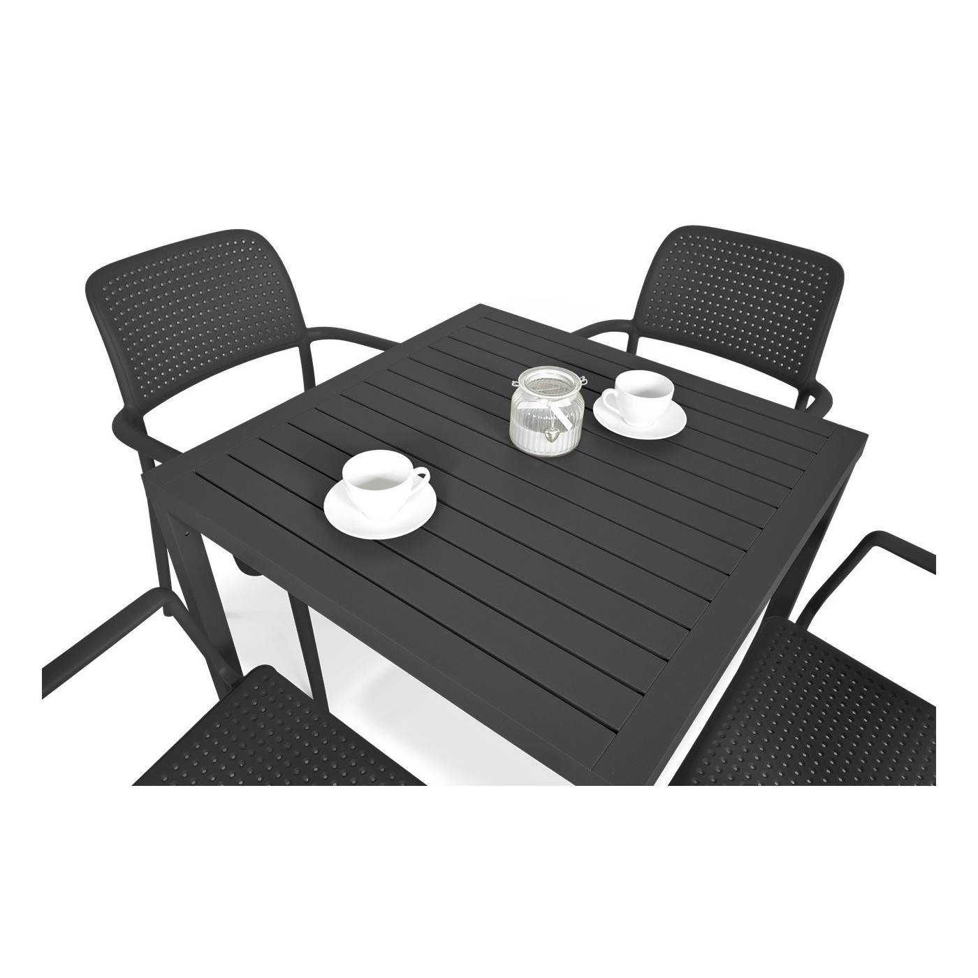 BORA/CUBE 80 4+1 ZESTAW ANTRACITE