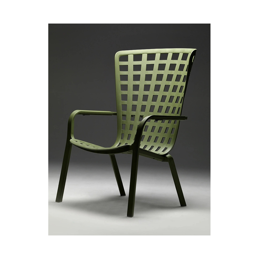 FOLIO ROCKING CHAIR + SLIDERS BIANCO