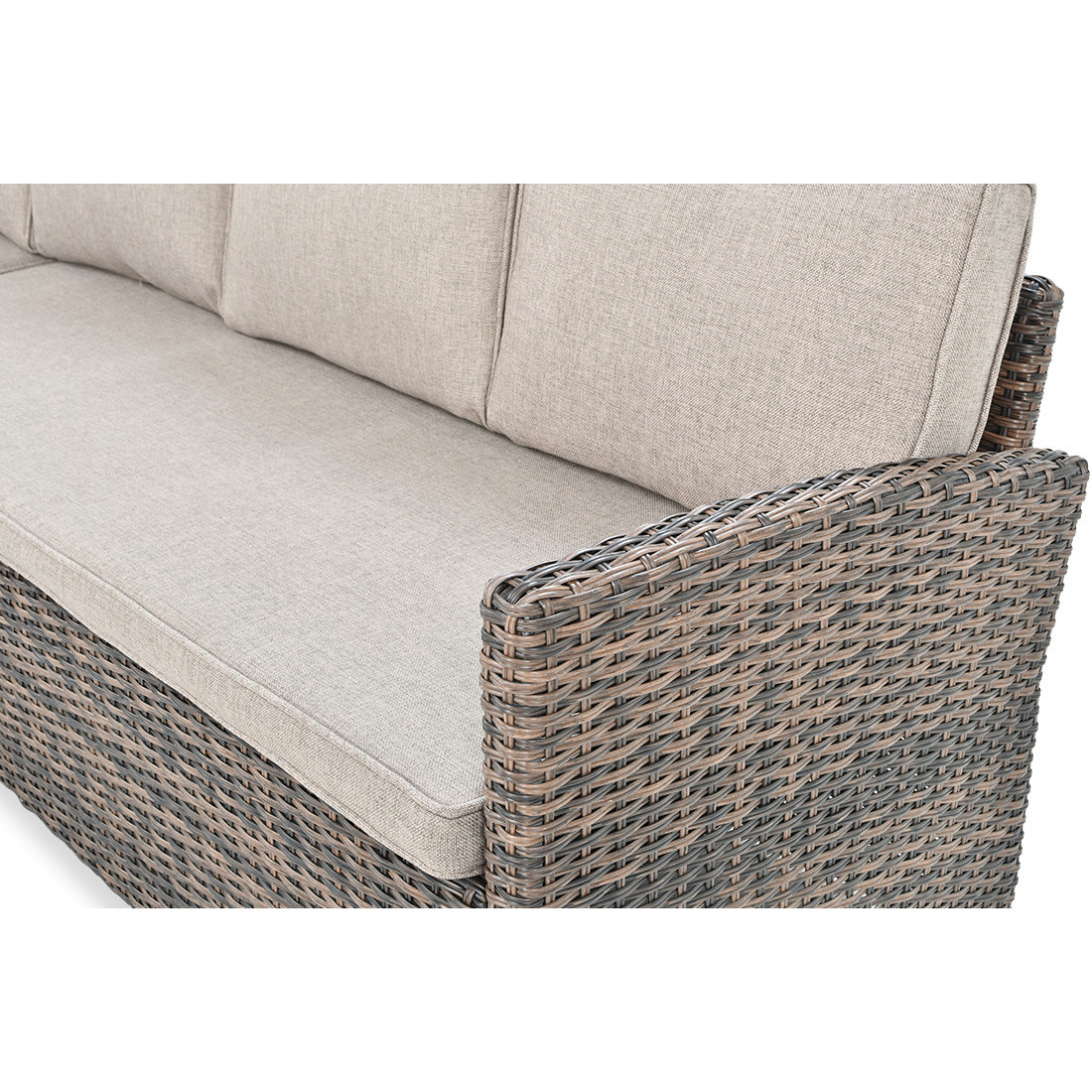 Zbliżenie na podłokietnik i siedzisko w narożniku SALO