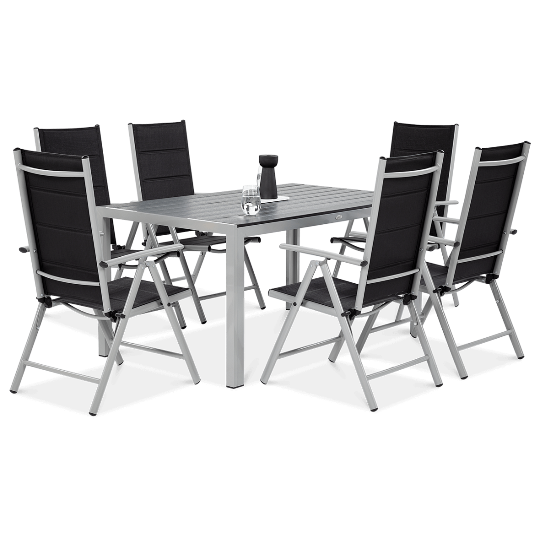 SYDNEY 150/6 ZESTAW SILVER/DARK GREY