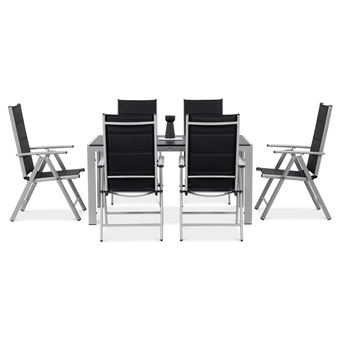 SYDNEY 150/6 ZESTAW SILVER/DARK GREY