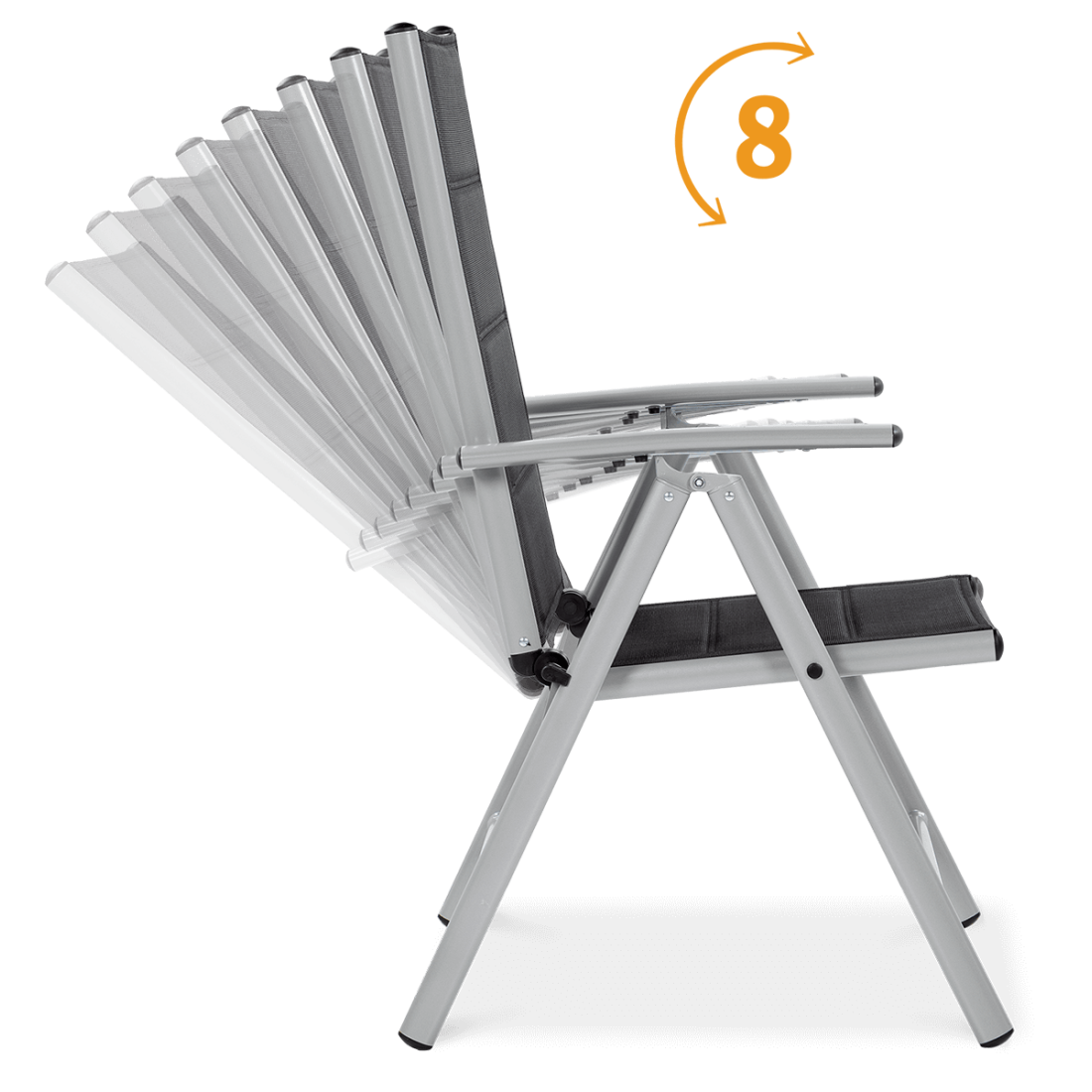 SYDNEY 150/6 ZESTAW SILVER/DARK GREY