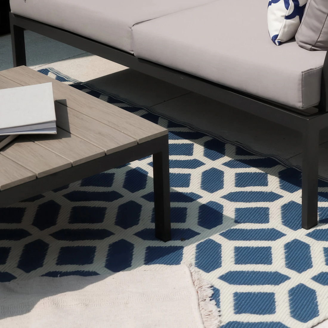 TERRACE RUG 14 BLUE 120x180CM