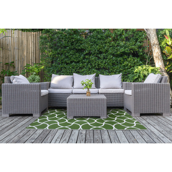 TERRACE RUG 17 GREEN 120x180CM