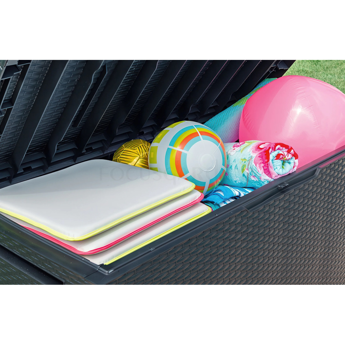 CAPRI RATTAN CHEST ANTHRACITE