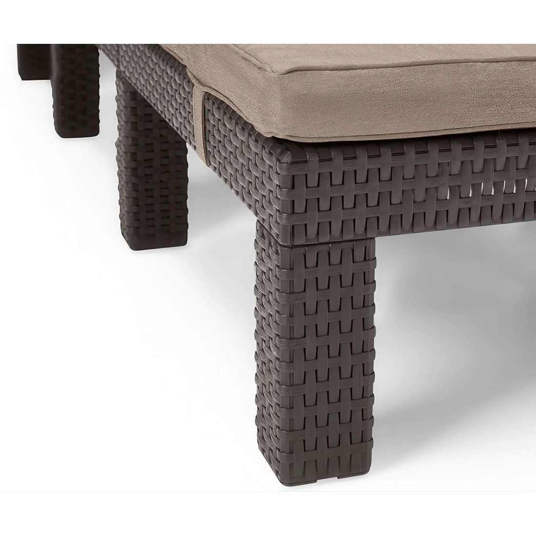 DAYTONA DELUXE BROWN SUN LOUNGER